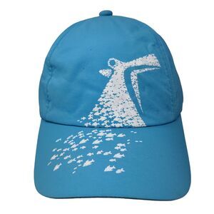 Carnival Strapback Hat Blue OSFA Adjustable Embroidered Logo 5 Panel